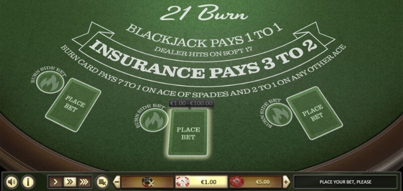 21 Burn Blackjack