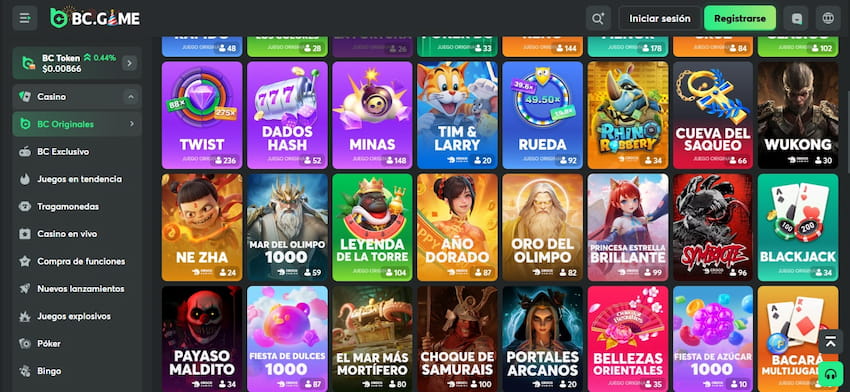 BC Game Homepage El Salvador