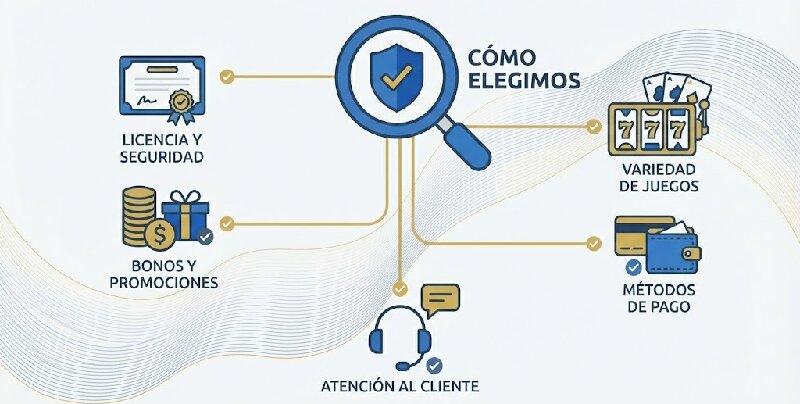 Como elegimos los casinos de nuestra lista